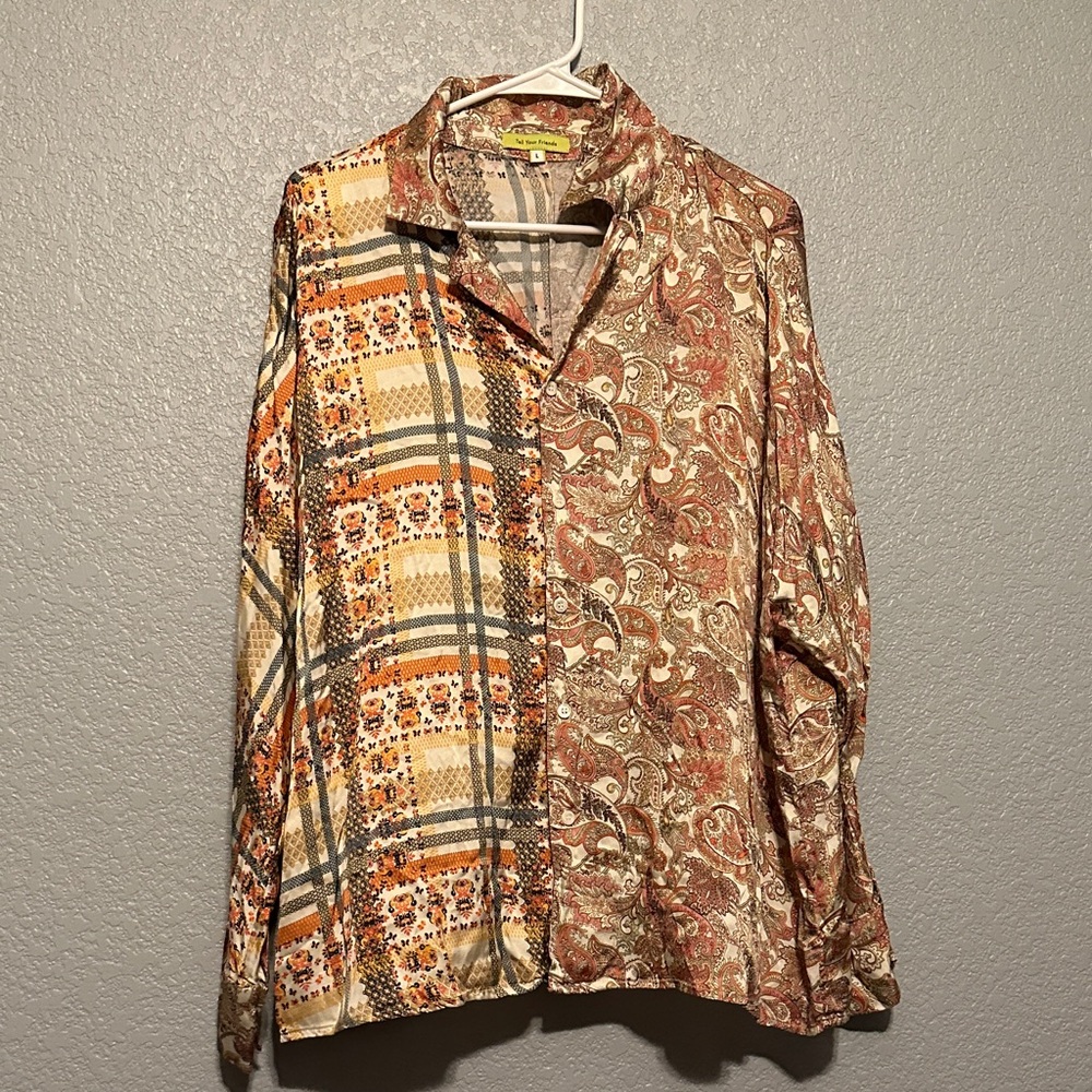 Tell Your Friends Boho Western Top